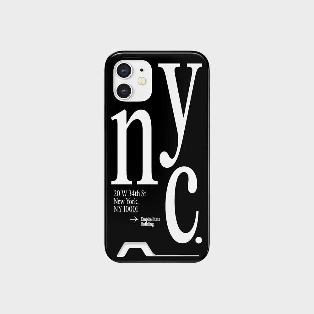 NYC phone case (black)
