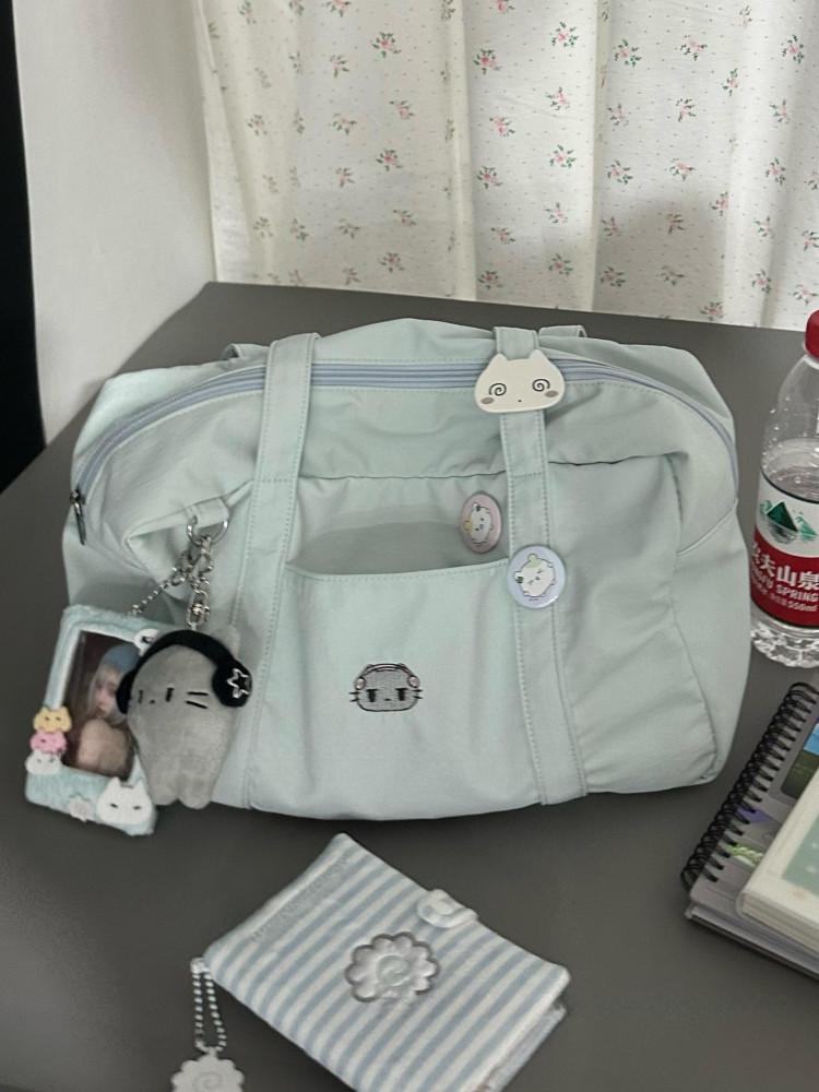 수심 Dusty Mint Bag 더스티 민트 숄더백 아이패드 파우치 여행 키치 유니크