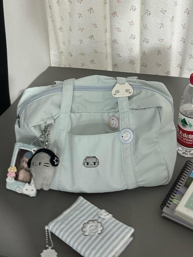 수심 Dusty Mint Bag 더스티 민트 숄더백 아이패드 파우치 여행 키치 유니크