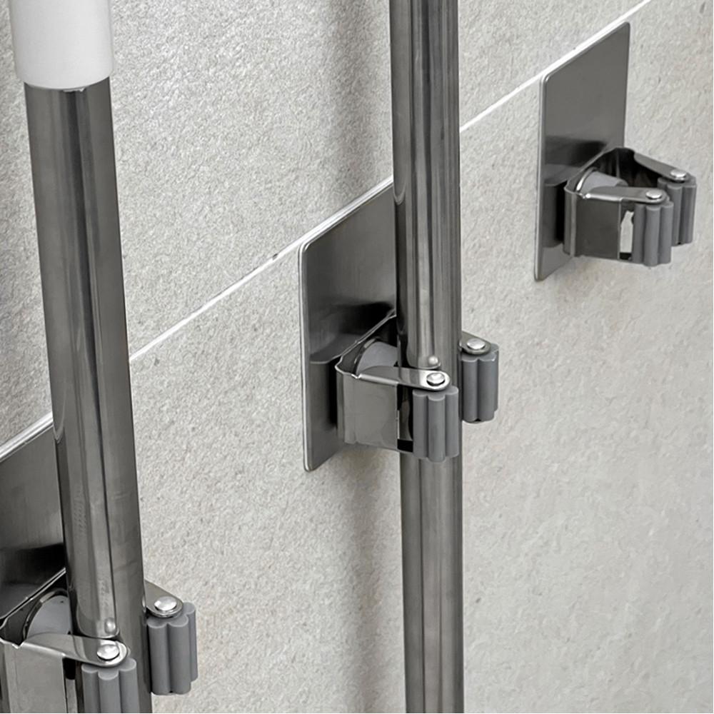 밀대걸이 청소도구 걸이 홀더 욕실 정리 거치대