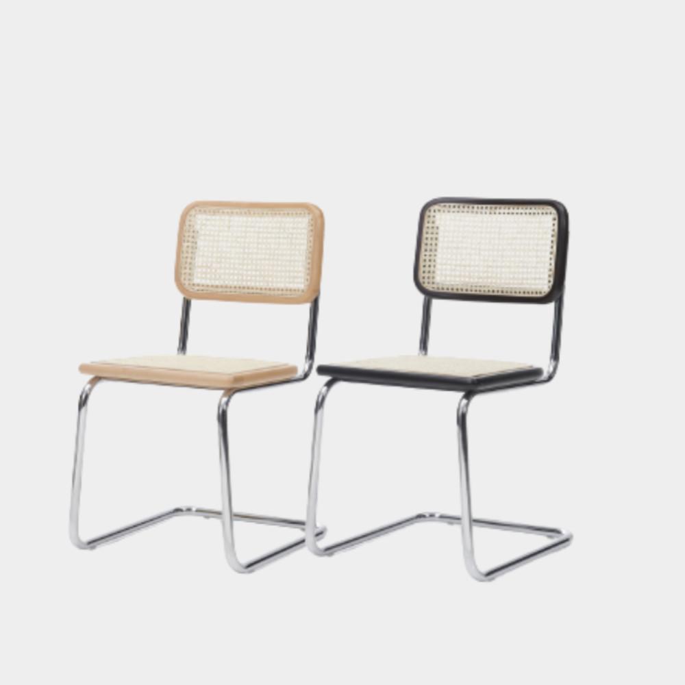 토넷 디자인 라탄 체어 내추럴 블랙 2 colors