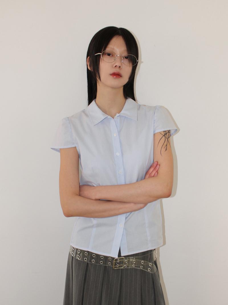 PUFF CAP SLEEVE SH (white / sora)