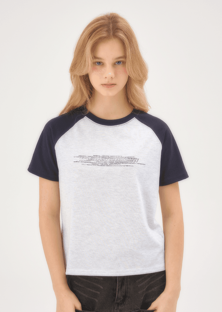 Error97 Raglan T-shirt (Melange)
