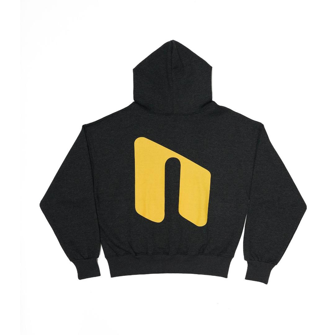SPORTY HOODIE SMOKE GRAY