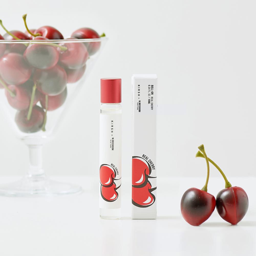 더블유드레스룸 키르시 롤온 퍼퓸 10ml (리얼체리, 피치체리, 레몬체리)