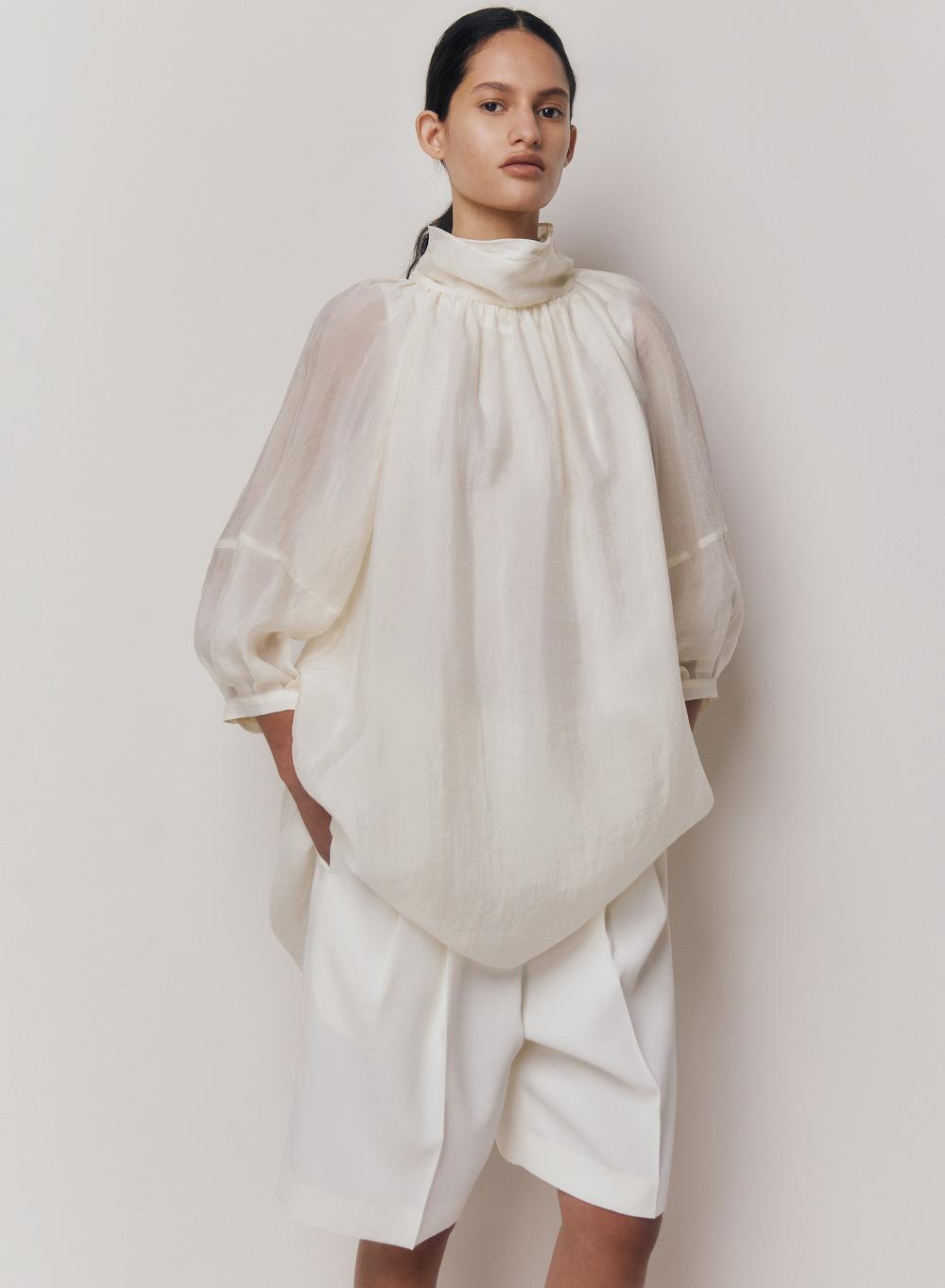 Gatherneck Blouse Margarine