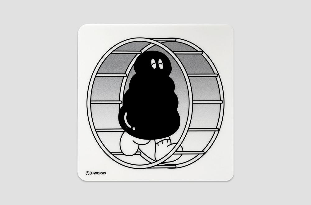 [오이웍스] 쳇바퀴 물렁이 마우스패드(4차입고)