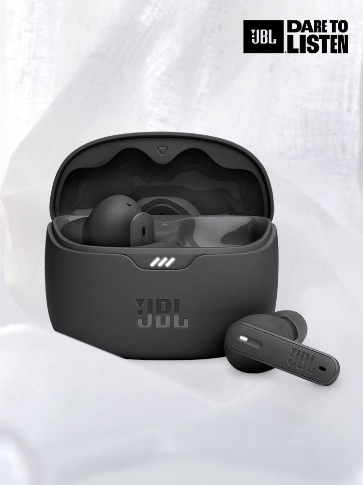 [N 내일 도착🚀] [블랙색상 보유중] 삼성공식파트너 JBL TUNE BEAM 액티브 노이즈캔슬링 무선 블루투스 이어폰 IP54 방수 방진 48시간재생 JBL전용앱