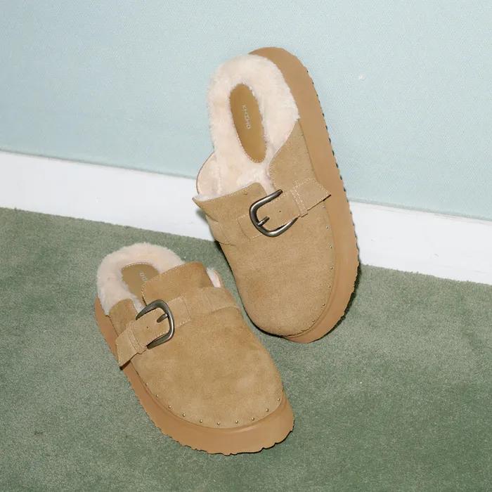 Buckrow Winter Slide / BEIGE