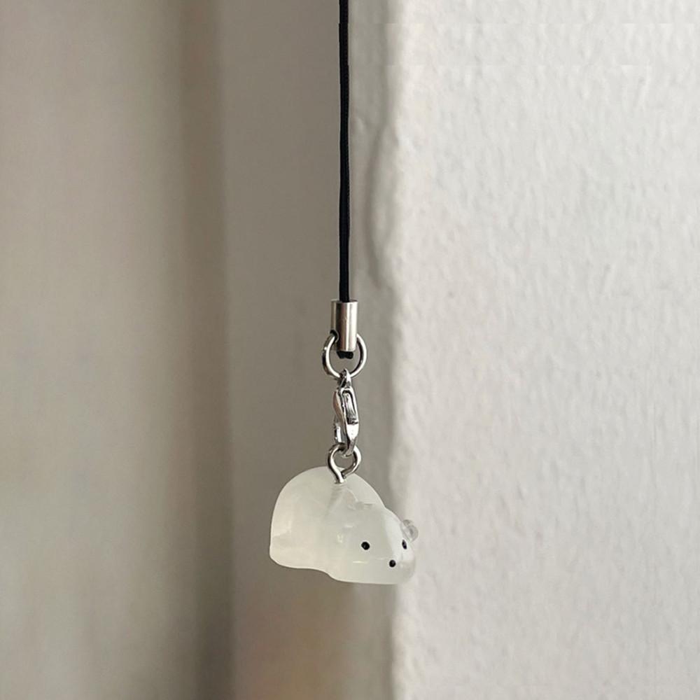 [고독한문방구] 북극곰 핸드폰줄 열쇠고리 키링 🤍