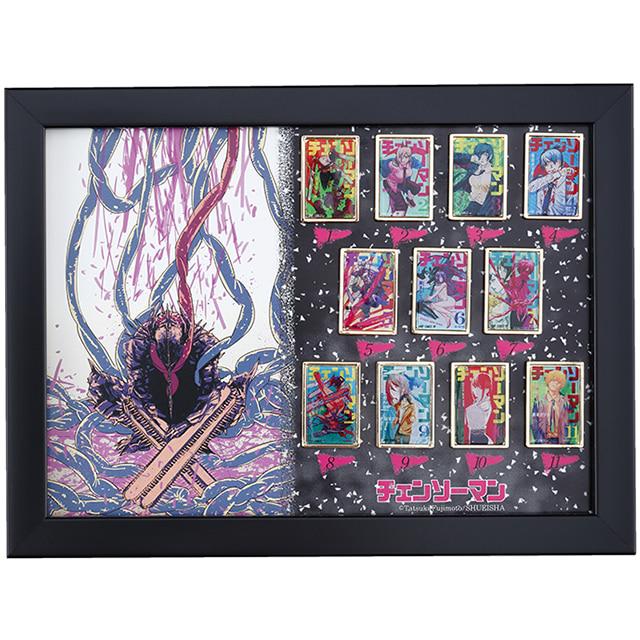 슈에이샤 점프샵 체인소 맨 굿즈 코믹스 전권 핀뱃지 세트 (수주생산)