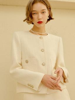 [단독]베카 트위드 자켓 / BECCA TWEED JACKET(4colors)