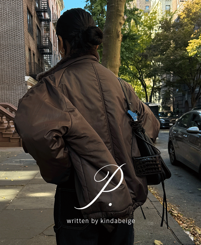 킨다베이지 [page] 마호가니 패디드 퍼 점퍼 (2color) (*6/5온스)┃오늘출발