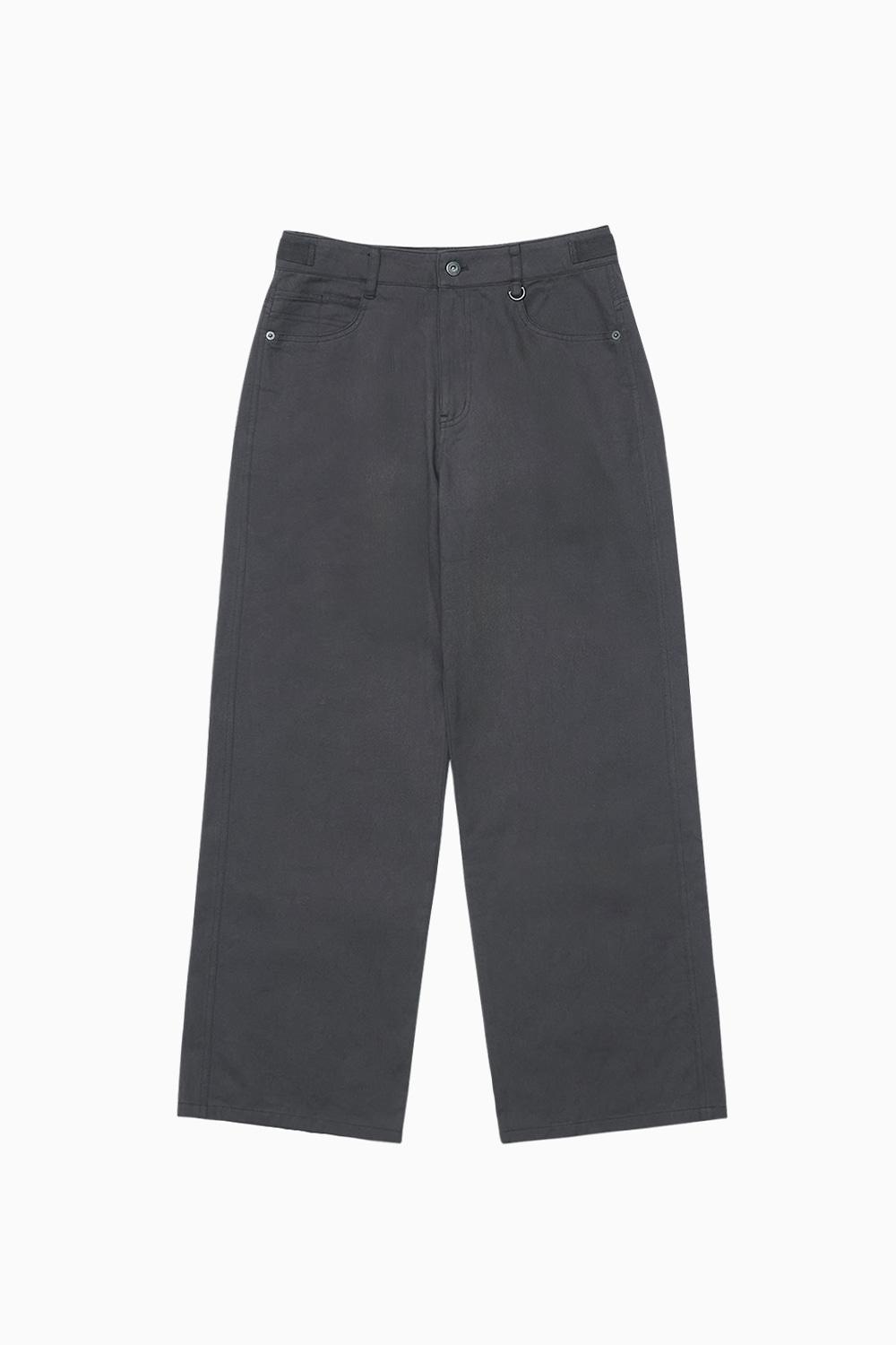 NTC X OHESHIO ZIGZAG TWILL PANTS, CHARCOAL