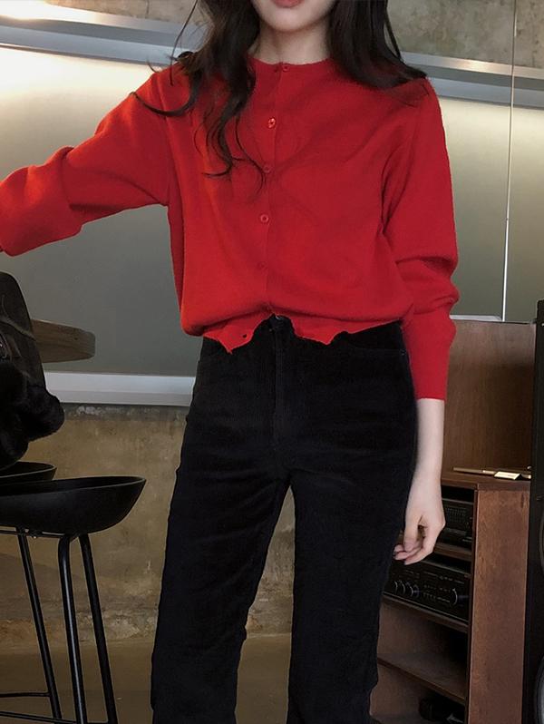 슬로우앤드 [✨데일리템] 시퀀스 소프트 베이직 가디건 - 8 color