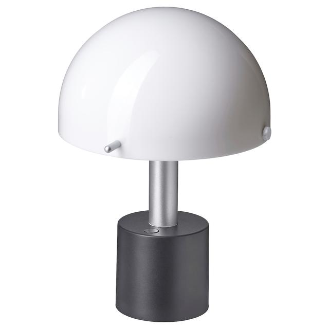 NÖDMAST 뇌드마스트 LED이동식스탠드, 건전지형 - 화이트/블랙 26 cm