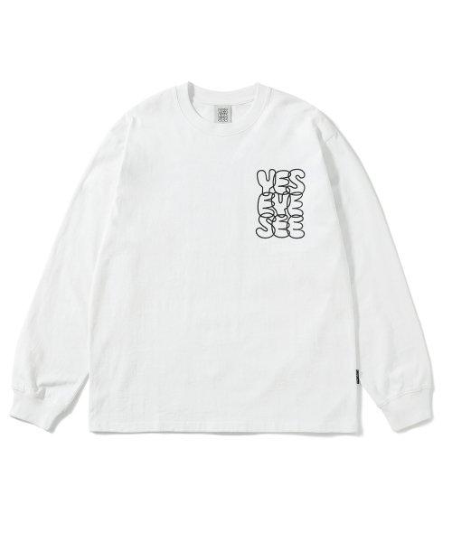 C-Logo L/S White