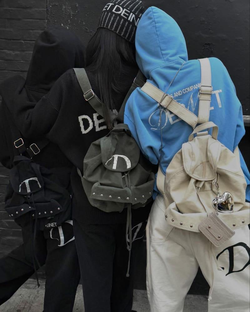 D & FRIENDS STUD POCKET BACKPACK