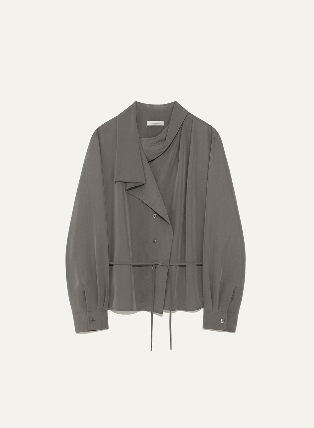 Draped Casa Top Slate