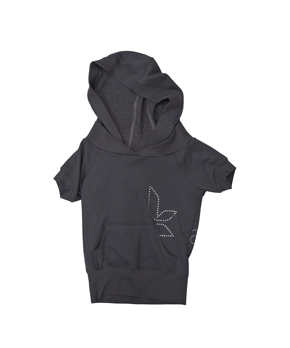 Can’t Dance Short Sleeve Hoodie Gray