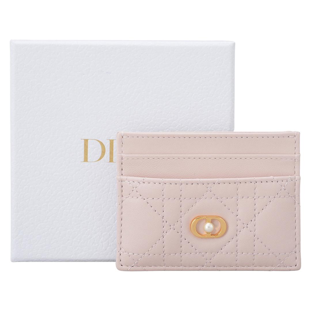 CHRISTIAN DIOR(USED)디올 진주장식 카로 카드홀더