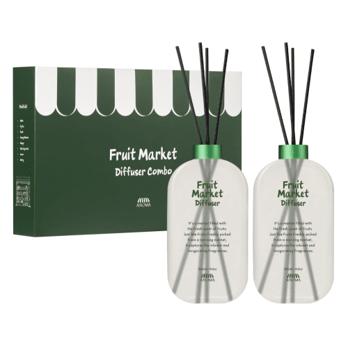 [1+1] 에이로마 후르츠마켓 디퓨저 550ml 2개입 선물세트