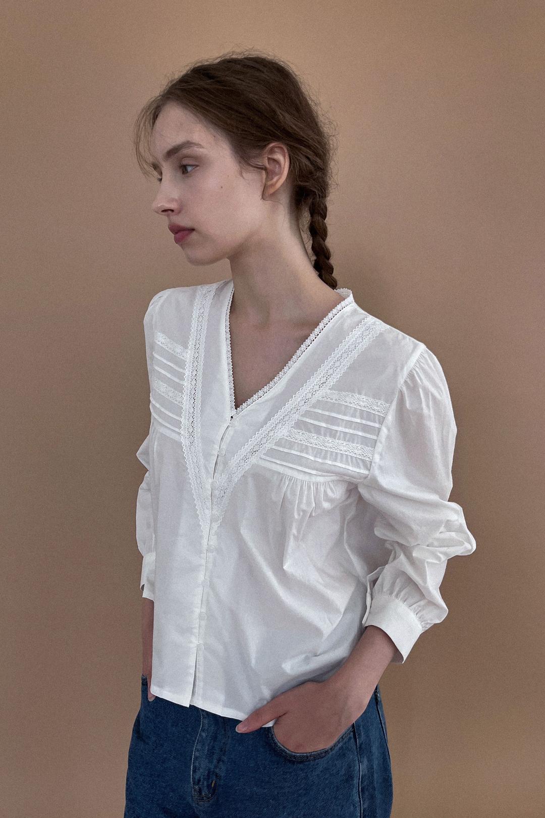 [23 FALL][SALT Label] MONET LACE BLOUSE