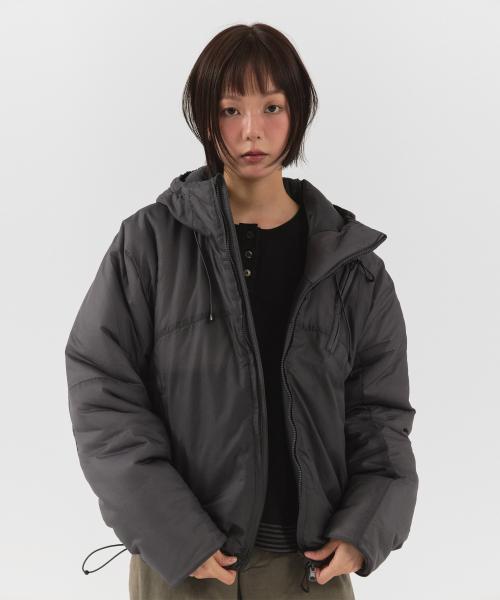 리버시블 신슐레이트 패디드 점퍼 (챠콜)