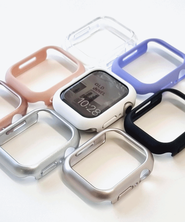[당일출고] 애플워치 범퍼 케이스 1 3 5 6 7 8 se 2 하드 프레임 호보 범퍼 베젤링 커버