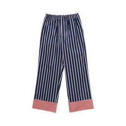 [MMOM] Navy Pink Stripe Pants
