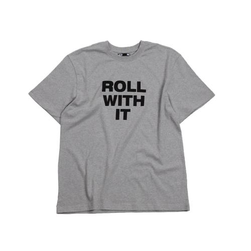 Roll With It T-Shirt Grey