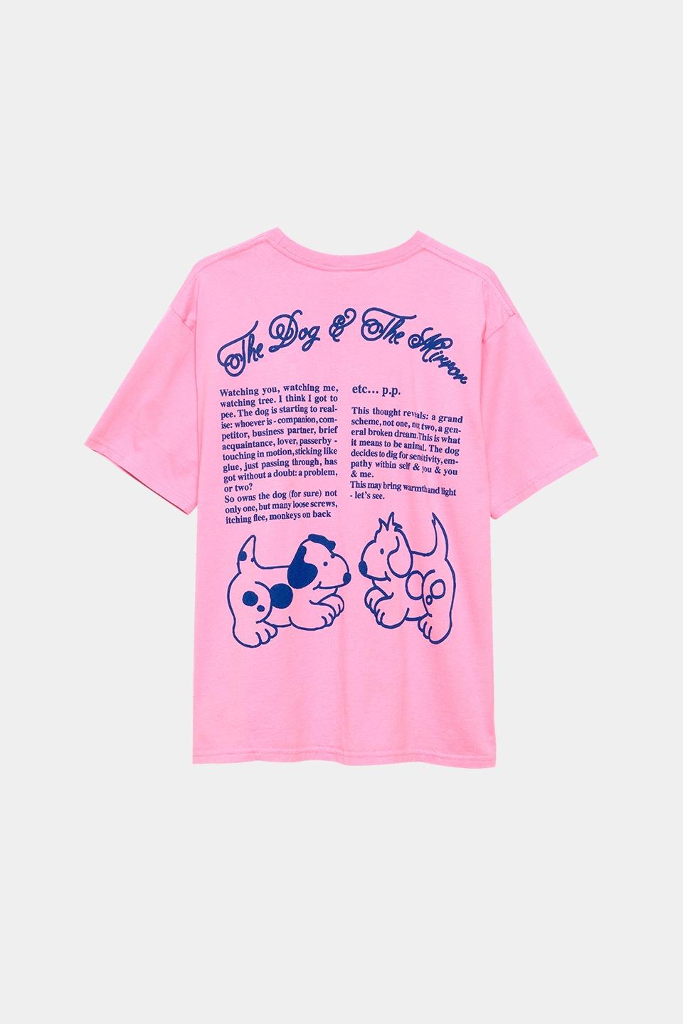 Public Possession DOG T-SHIRT IV / Light Rose