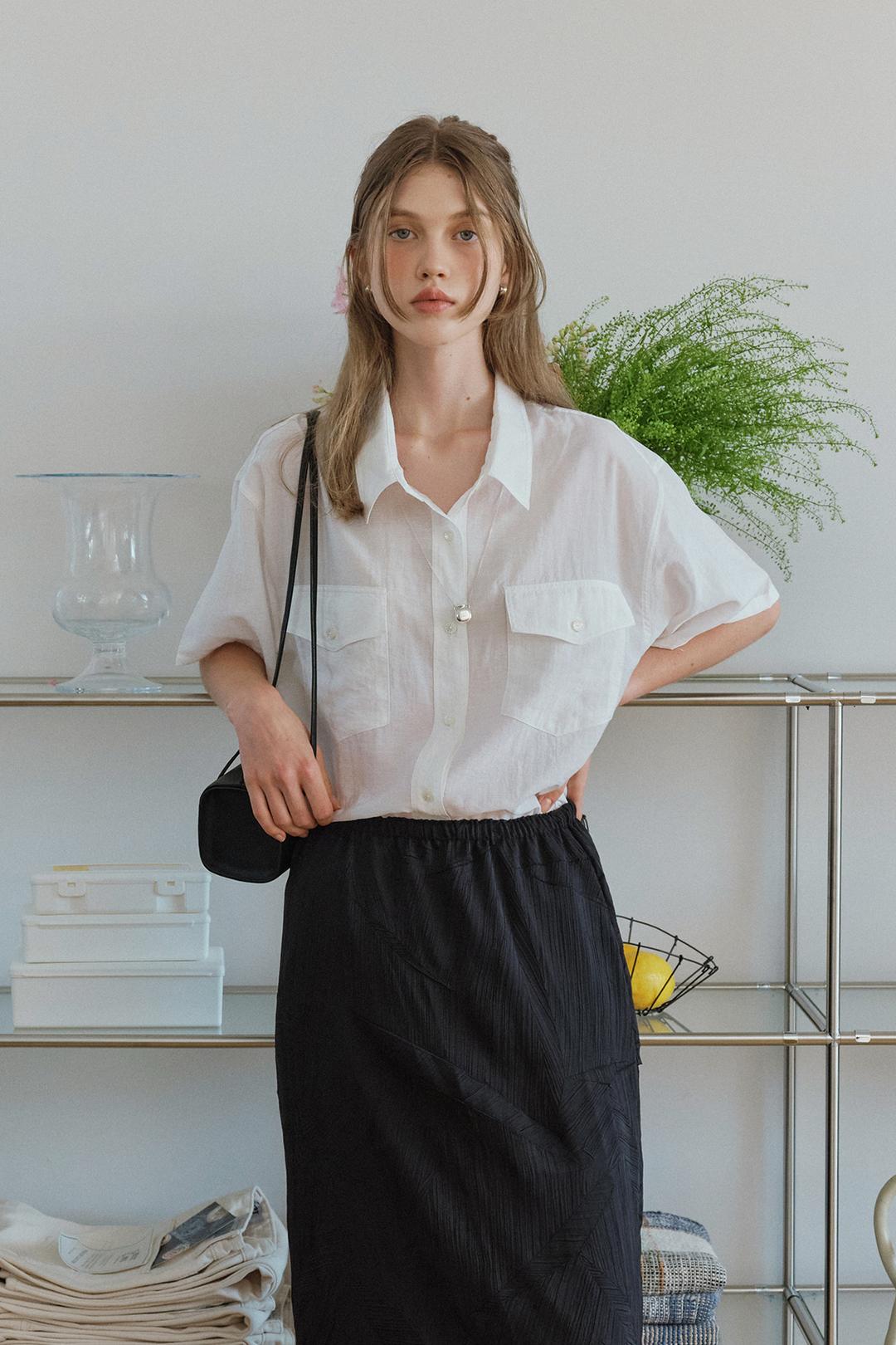 Sheer Shirt (white)