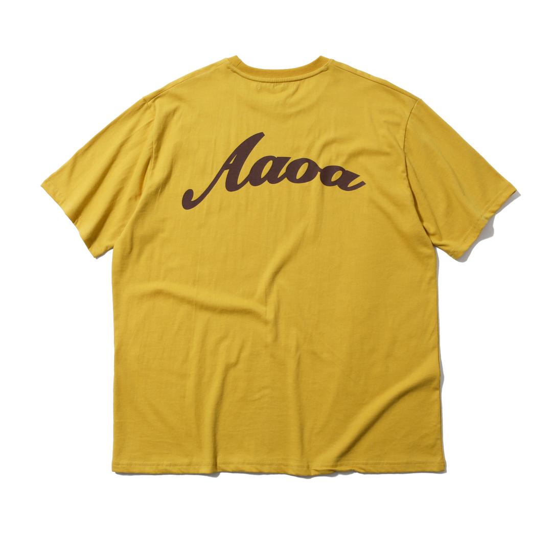 [AAOA] Aaoa LOGO TEE yellow