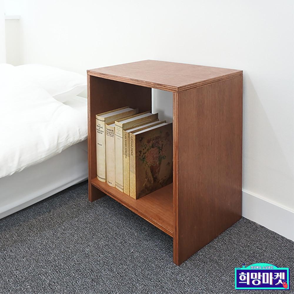 라왕 합판 1단 협탁 수납 선반 사이즈 디자인 변경 주문제작 PROV156