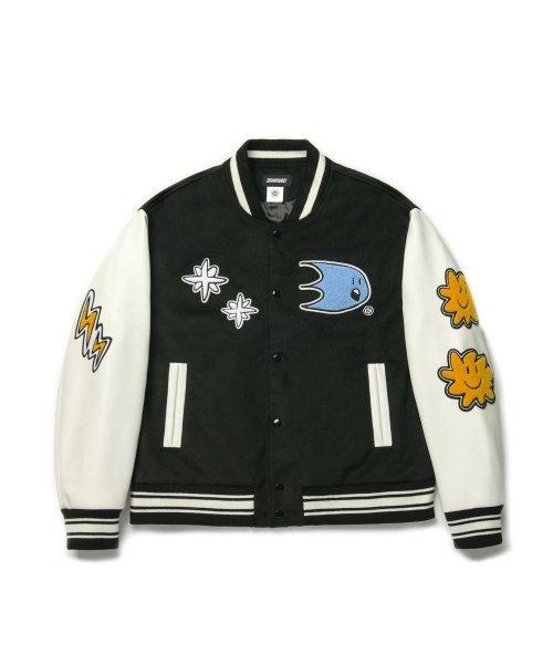 도미넌트(DOMINANT)  Weather Varsity Jacket_Black - 사이즈 & 후기 | 무신사