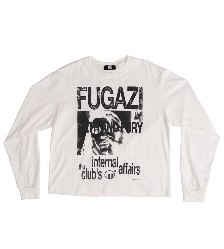 Fugazi Long Sleeve T-Shirt - Off White