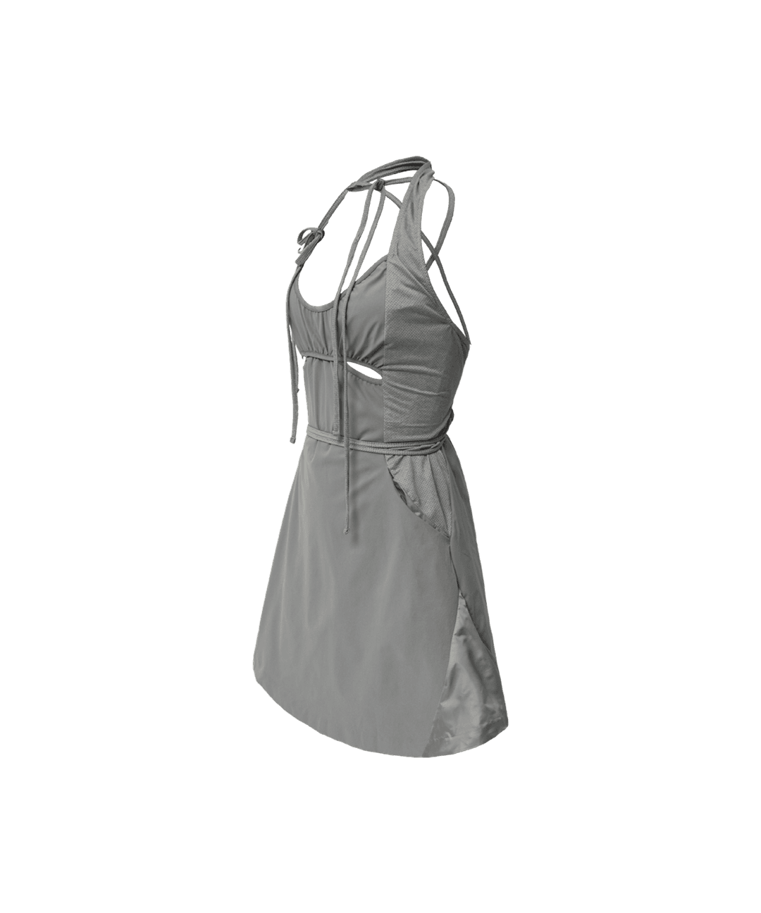 (6/20 Restock, 순차배송) Halter Neck Apron Dress / Grey