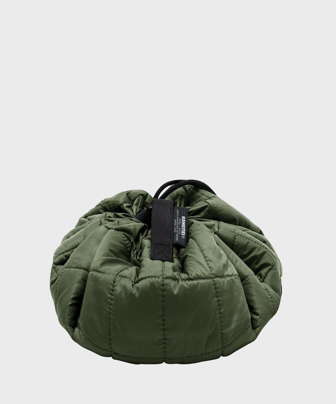 DUMPLING QUILTING STORAGE CROSS BAG (OLIVE DRAB) / RECYCLED