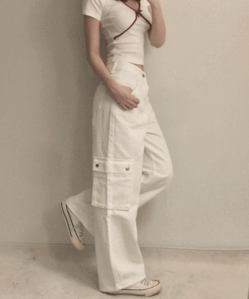 [세미와이드/핏예쁨] 하루 러브 카고 팬츠