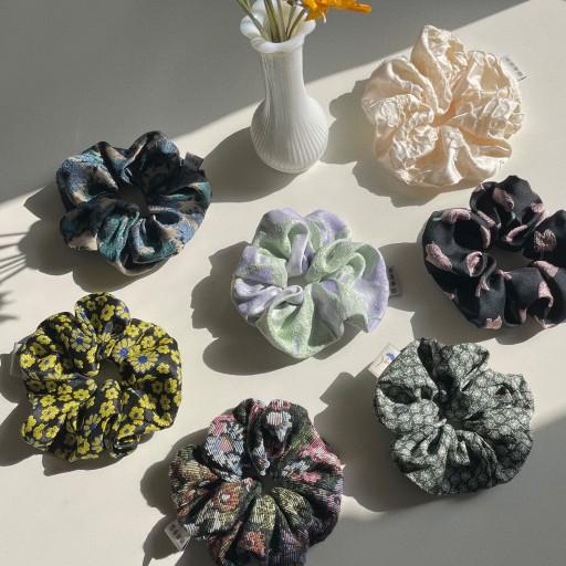 열두살 자카드 스크런치 7종