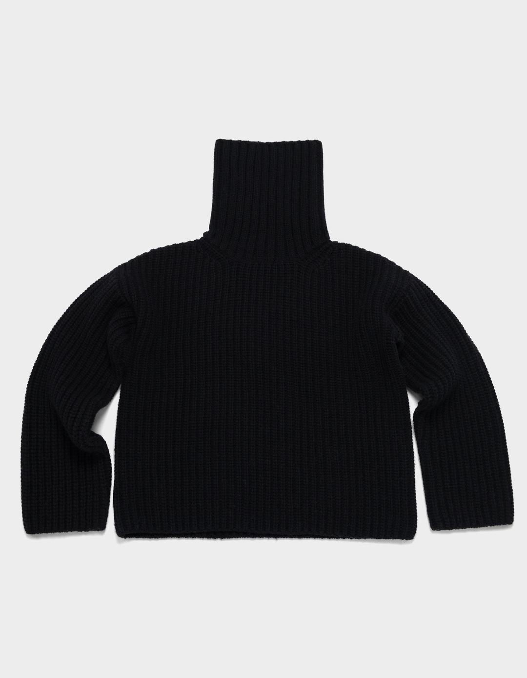 [Re-Order 11/27(목) 순차배송] Verity Turtleneck Pullover (Black)