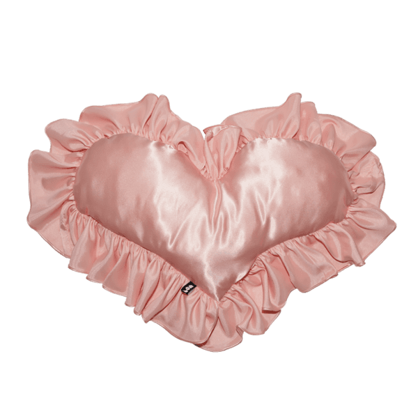 RUFFLES HEART PILLOW