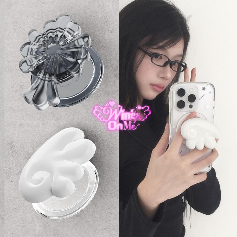 [신지모루 × 모디무드💞] M-티피톡 · 맥세이프 레진 그립톡 드림퍼프윙톡🪽·페일크로스톡✝️ | 날개·십자가 | 레진몰드