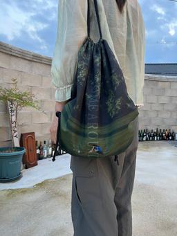 STRING BAG 컴어라운드 핸드크래프트 에코백 스트링백 스트링백팩
