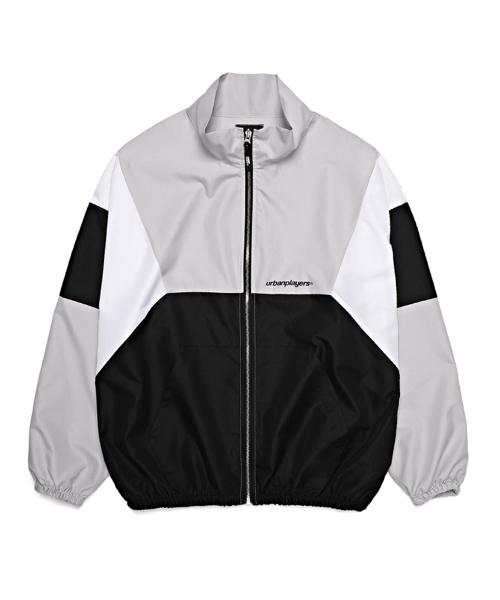 뉴잉 오버핏 바람막이 자켓 (그레이)