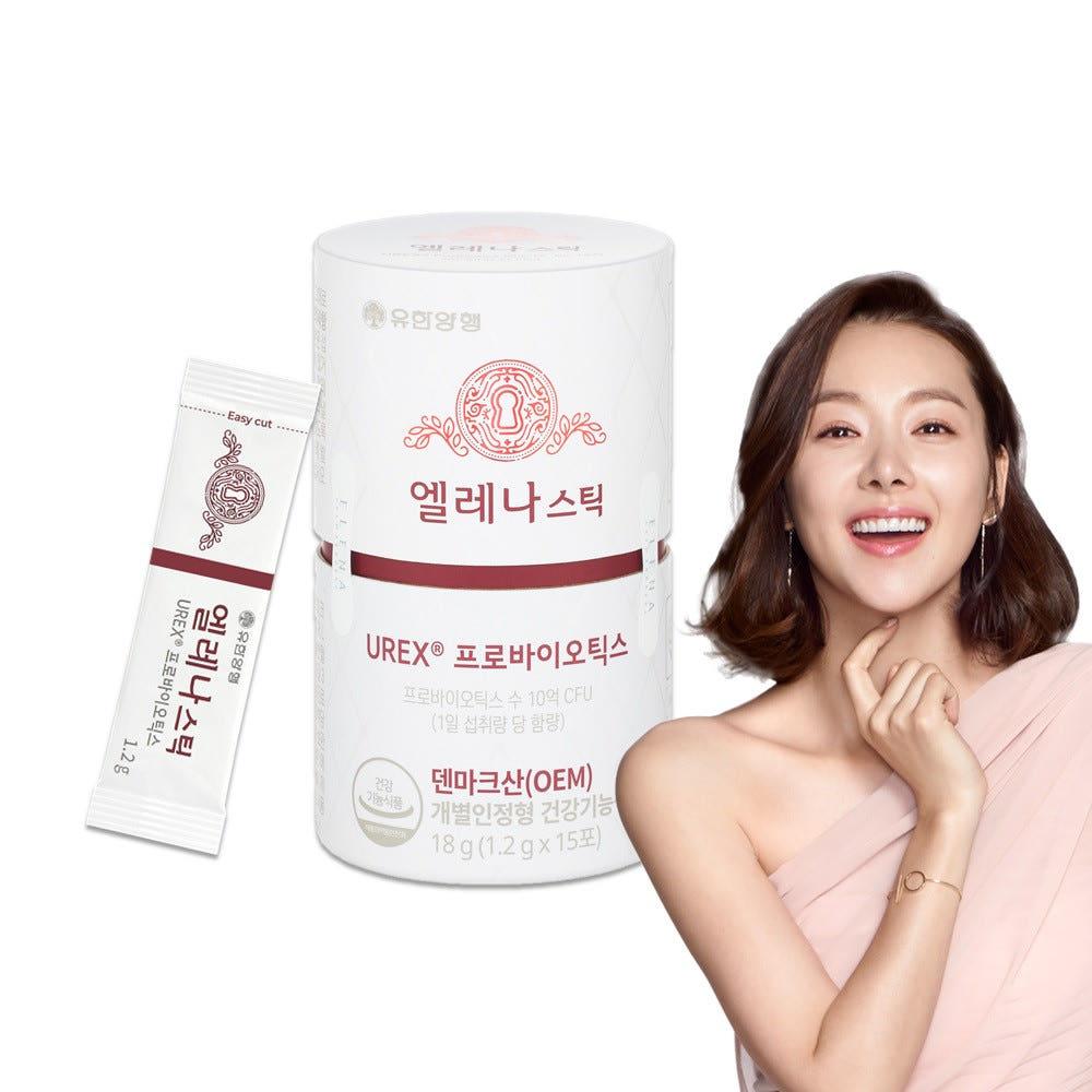 유한양행 엘레나스틱 분말형 질유산균 15포 UREX 프로바이오틱스