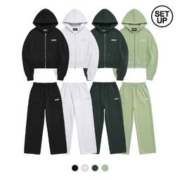 ODSD 로고 스웨트 크롭 셋업 - 4COLOR