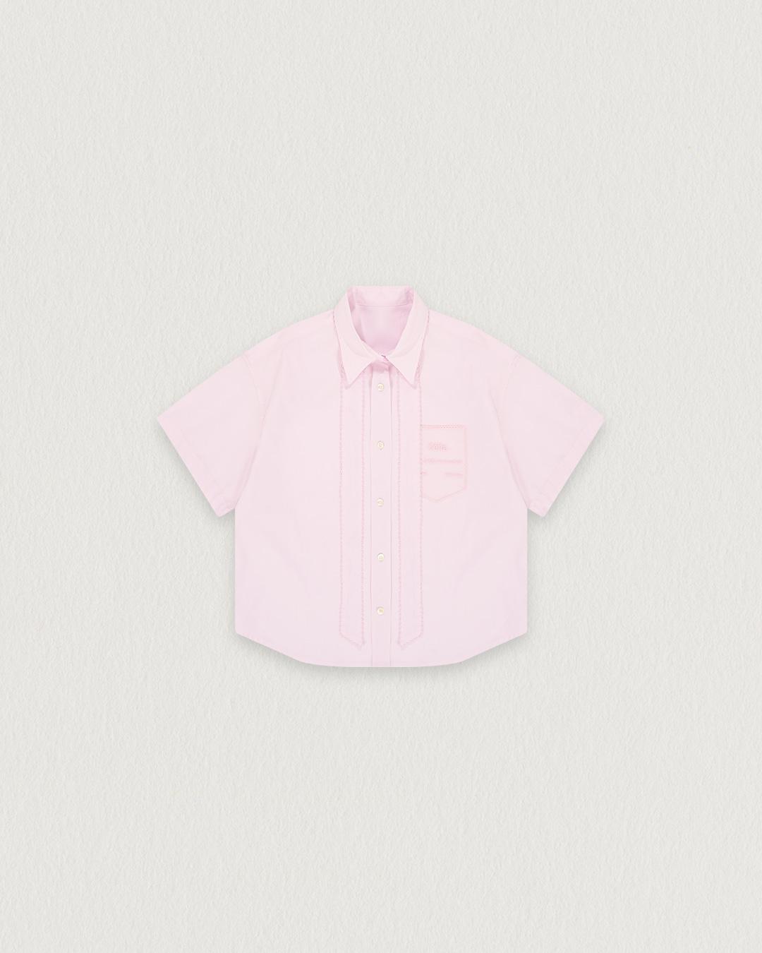 [2차] [4/30 예약발송] flétta Organza Pocket Shirts with Tie_3 Colors