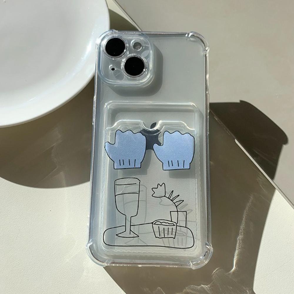 [withsome카드수납]아워 스터프 카드수납 폰 케이스